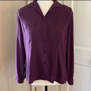 Laura Scott Long Sleeve Blouse Size 12 Pettie
